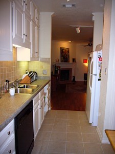 2408 Enfield #206  kitchen to living