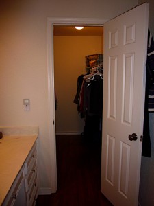 2408 Enfield #206  master walk-in closet